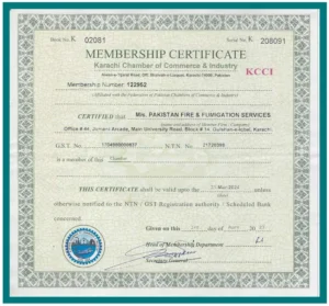Pakistan Fumigation Certificate 2