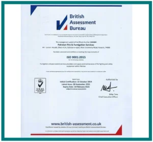 Pakistan Fumigation Certificate 3